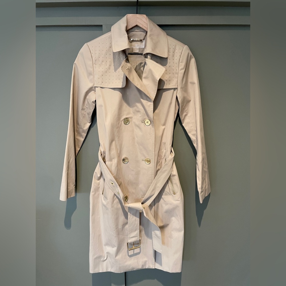Tan Trench Coat 
Micheal Kors